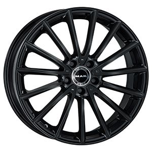 Cerchi in lega Mak Komet gun metal Black ring silver da 17 18 19 pollici - Foto 2