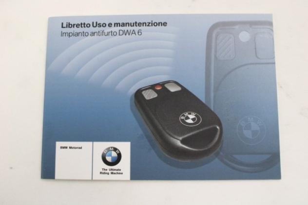 BMW R 1200 R 01447714374 MANUALE USO E MANUTENZIONE ANTIFURTO K27 05 - 14 ANTITHEFT OWNER'S MANUAL