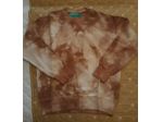 Benetton felpa tye dye marrone