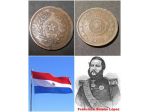 Paraguay 2 centesimos, 1870.