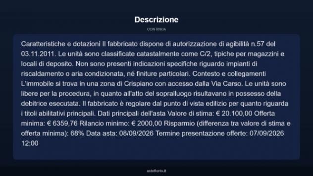 Immobile in asta di 57 m² in vendita a Crispiano - Foto 4