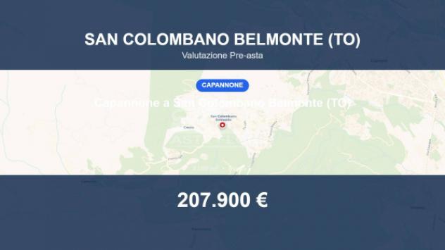 Immobile in asta di 4189 m² in vendita a San Colombano Belmonte