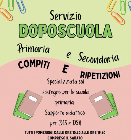 Doposcuola a domicilio