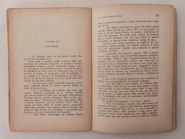 La Valle della luna.Romanzo Californiano di Jack London 1°Ed.Monanni, 1928 - Foto 6