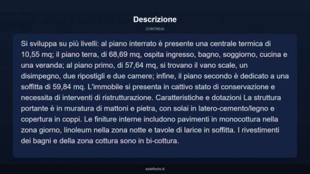 Immobile in asta di 196 m² in vendita a Crocetta del Montello - Foto 11