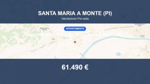 Immobile in asta di 103 m² con più di 5 locali in vendita a Santa Maria a Monte