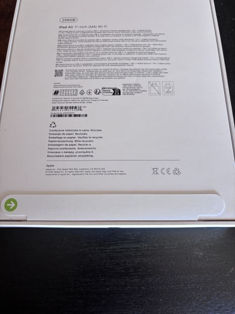 iPad Air 11" M4 256GB SIGILLATO - Foto 5