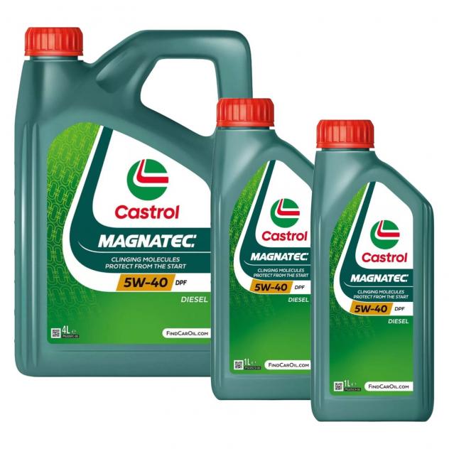 6 Litri Castrol Magnatec 5W40 DPF Protezione immediata per il tuo motore