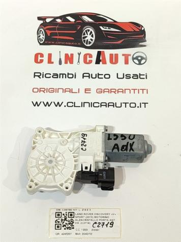 MOTORINO ALZAVETRO ANTERIORE DESTRA LAND ROVER Discovery Sport (L550) C39789-101 204DTD (1418)