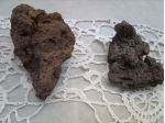 Due rocce vulcaniche
