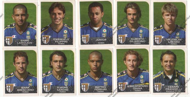 PANINI 2003 - PARMA PRANDELLI FERRARI JUNIOR DIANA GRESKO BRESCIANO -
