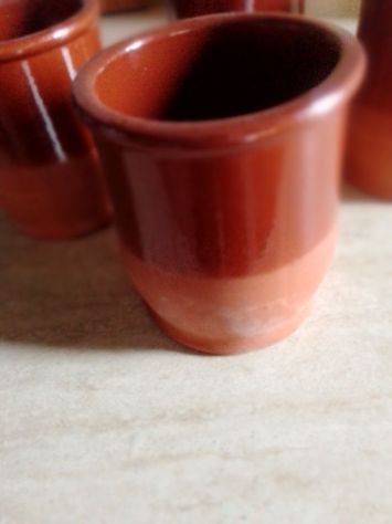 set 4 bicchierini terracotta - Foto 2
