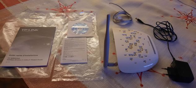 Tp-Link TD-Wb8951Nd Modem Router Adsl 2+ Wireless Acces Point N 150Mbps, Usato - Foto 3