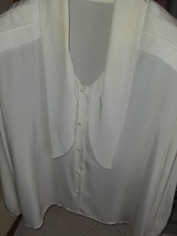 CAMICIA BIANCA di viscosa TG.52 - Foto 2