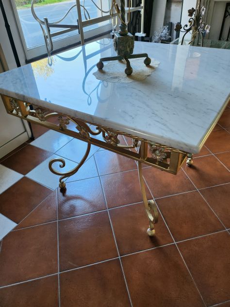 Tavolo artistico in ferro battuto - Foto 3