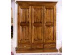 Armadio in Legno 3 Ante 3 Cassetti L182 P61 H221 cod 10027