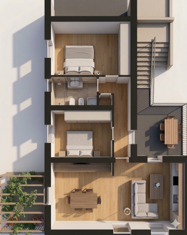 Appartamento in vendita a Cascine - Buti 90 mq Rif: 1328189 - Foto 3