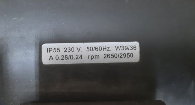 MOTORE TRIFASE A DOPPIA VELOCITA 2880-400 RPM COD. MADP100A212 N.E0283807-VBML2 - Foto 6