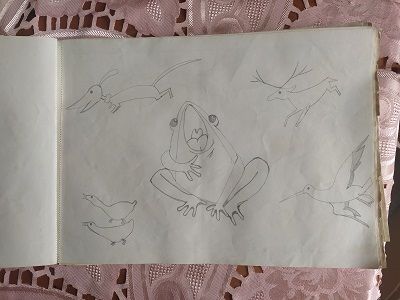 R135 -  ALBUM DI DISEGNODISEGNI ORIGINALI FATTI A MATITA. - Foto 4