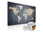 Quadro Di Sughero Mappa Del Mondo Arredalacasa