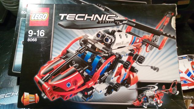 LEGO 8068,elicottero salvataggio, mai montato e molto altro, NON spedisco - Foto 3