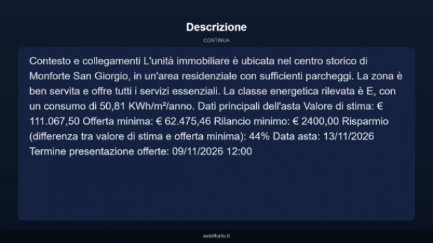 Immobile in asta di 154 m² in vendita a Monforte San Giorgio - Foto 13