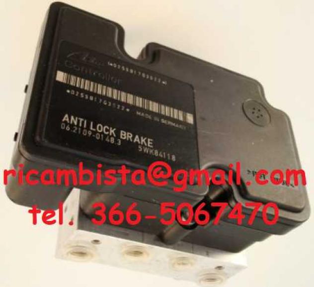 06.2109-0806.3 06.2109-0148.3 5WK84118 Opel Agila 84E0 gruppo ABS pompa centralina - Foto 3