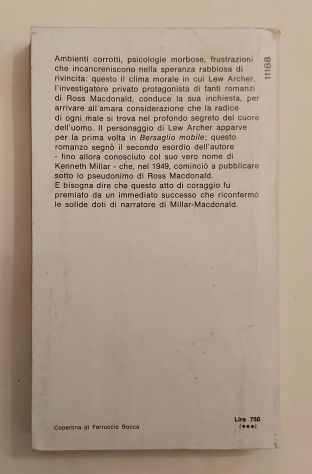 Denaro nero. Ambienti corrotti di Ross MacDonald 1°Ed.Oscar Mondadori, 1973 - Foto 2