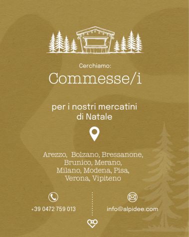 Commesso/a per i mercatini di Natale 🎄