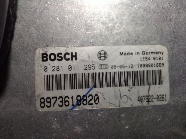Isuzu D-Max 3.0 (2004) IMMO OFF-Bosch 0281011295 Isuzu Rodeo Denver ECU Set cam - Foto 3