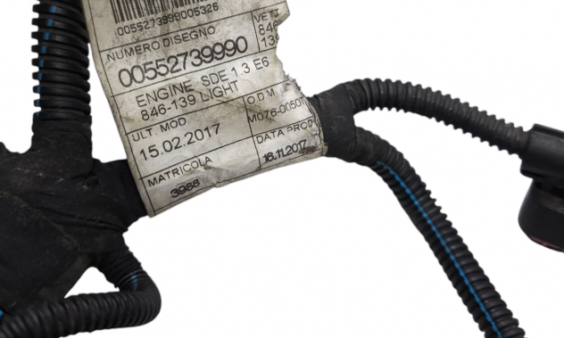 CABLAGGIO ELETTRICO MOTORE FIAT Panda 3° Serie 00552739990 312B1000 Diesel 1300 (12) - Foto 13