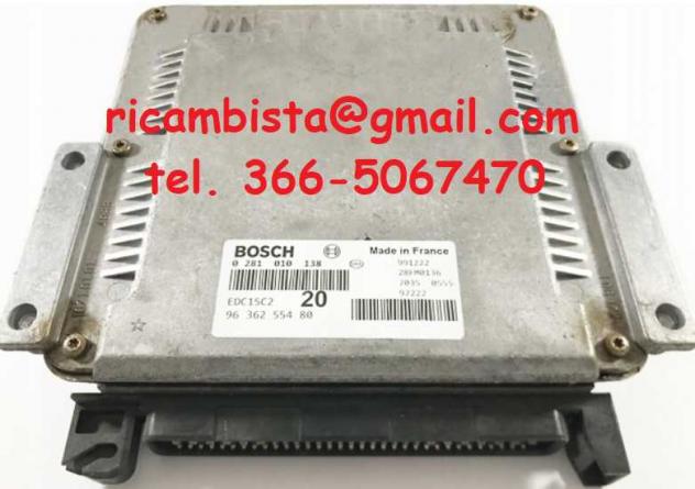 0281010138 9636255480 Citroen Berlingo centralina motore