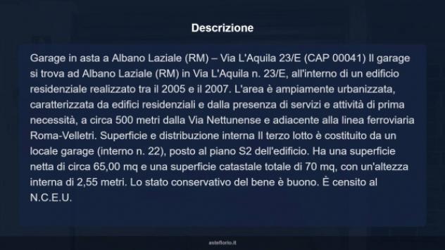 Immobile in asta di 70 m² in vendita a Albano Laziale - Foto 9