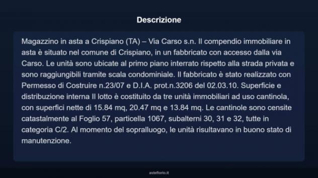 Immobile in asta di 50 m² in vendita a Crispiano - Foto 4