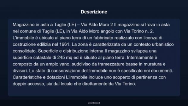 Immobile in asta di 245 m² in vendita a Tuglie - Foto 9