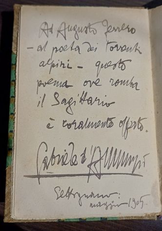 La Fiaccola sotto il Moggio (1905) Gabriele D'Annunzio. - Foto 2
