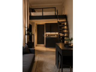 Monolocale con letto soppalcato via duchessa jolanda