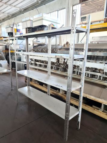 scaffale per camera frigo a 4 mensole usata
