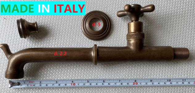 Grande fontana di granito con orso scolpito - Foto 6