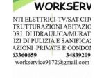 Workservice Impianti elettrici, antenne TV/SAT, ristrutturazioni, pulizie