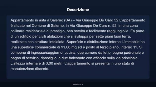 Immobile in asta di 91 m² in vendita a Salerno - Foto 4
