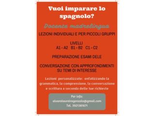 Docente madrelingua di spagnolo