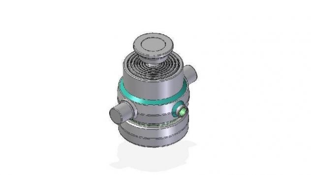 -CILINDRO TELESCOPICO STANDARD/SFERA 7 SFILATE 10 TONNELLATE