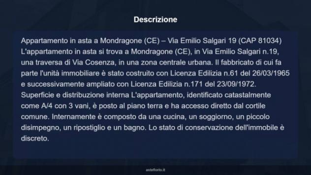 Immobile in asta di 45 m² in vendita a Mondragone - Foto 11