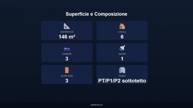 Immobile in asta di 146 m² con più di 5 locali in vendita a Montemaggiore Belsito - Foto 11