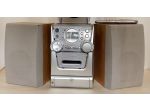 Micro sistema Hi-Fi compatto marchio Schaub Lorenz MC5600 due casse audio+teleco