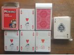 Lotto 5 mazzi carte poker Diadora Victoria Le Ore cristallo Modiano