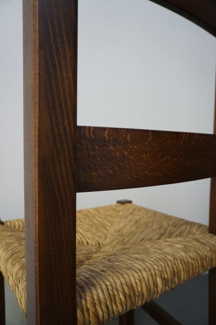 Set 15 Sedie Rustiche in Legno Massello e Paglia - Foto 4