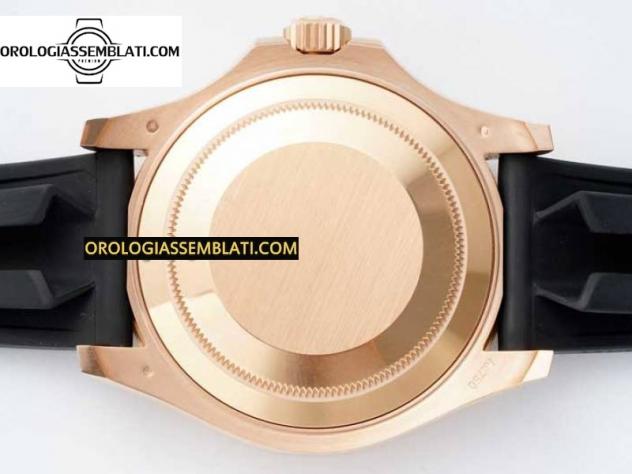 Rolex Replica YACHT-MASTER 126655 LUNETTA IN CERAMICA NERA BEST EDITION 1:1 SU CINTURINO OYSTERFLEX 3235 - Foto 11