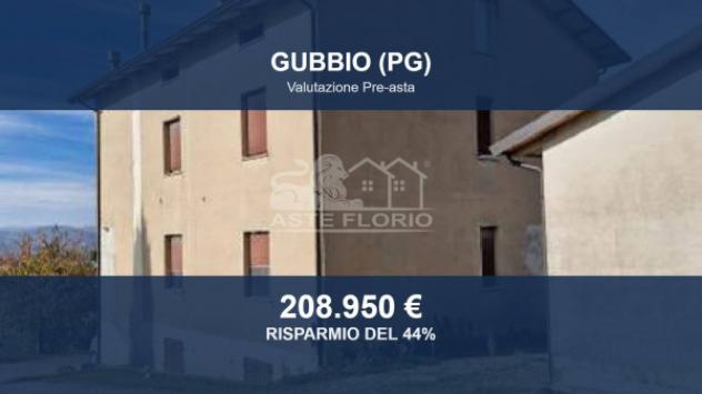 Immobile in asta di 272 m² in vendita a Gubbio